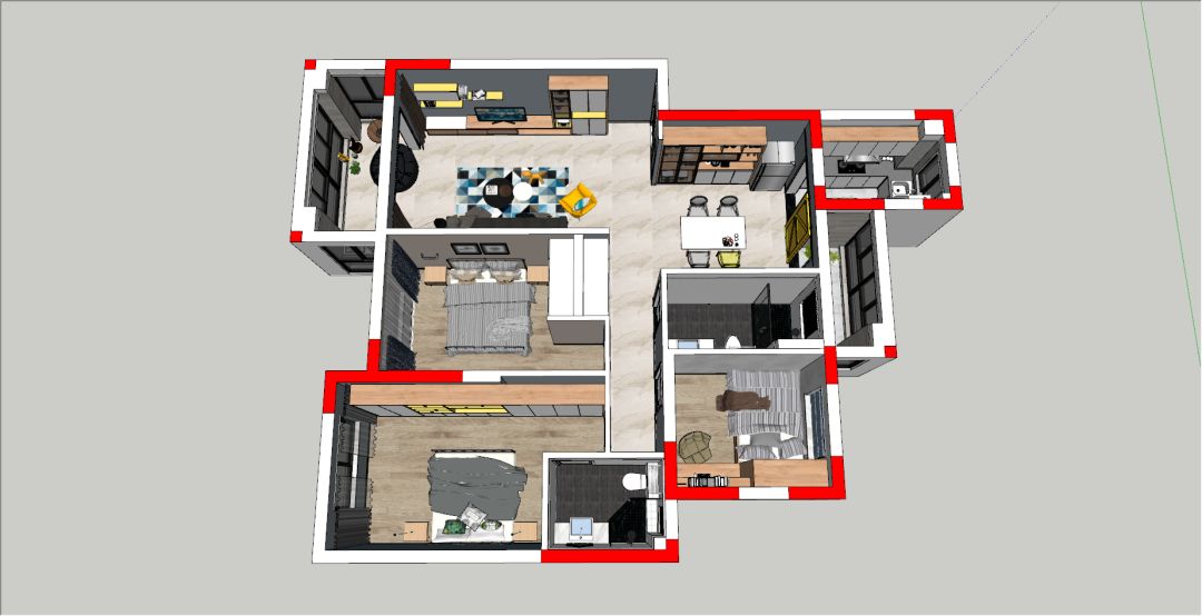 银河湾高级感老房改造，设计师用心诠释简约美学-27