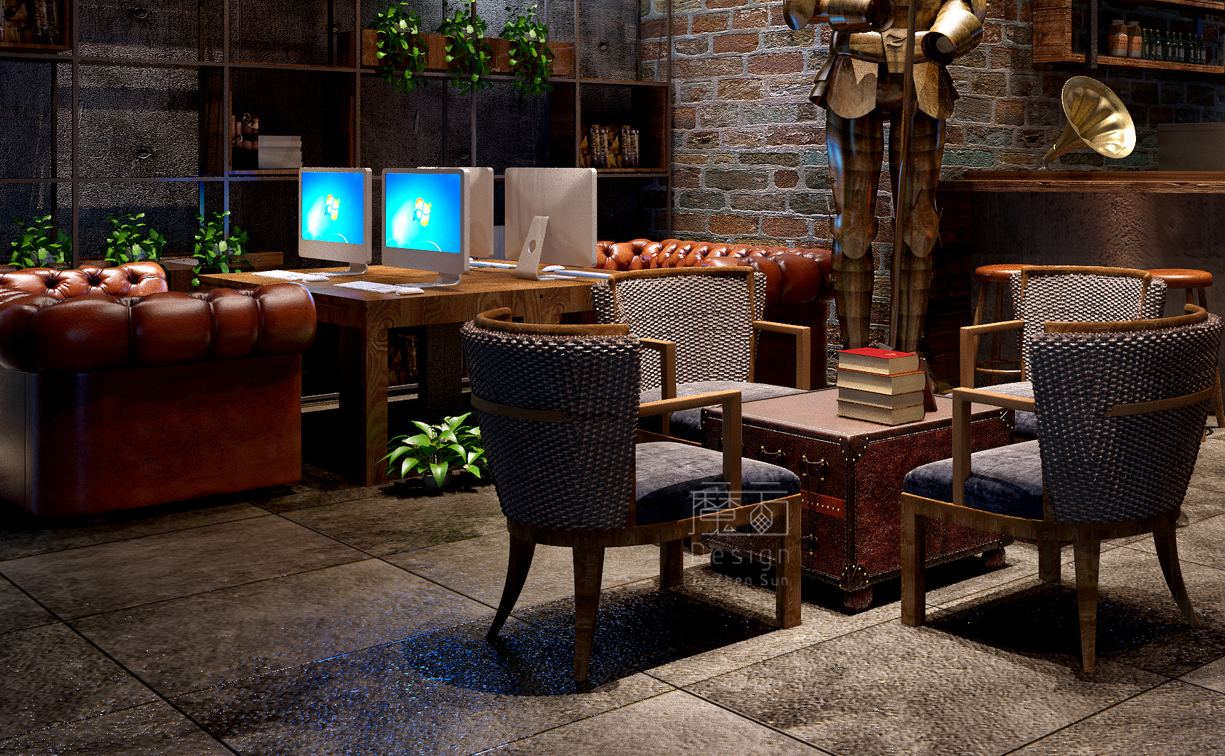 广州 HUMAO 网咖 | 简约自然,打造心灵休憩的有机空间-19