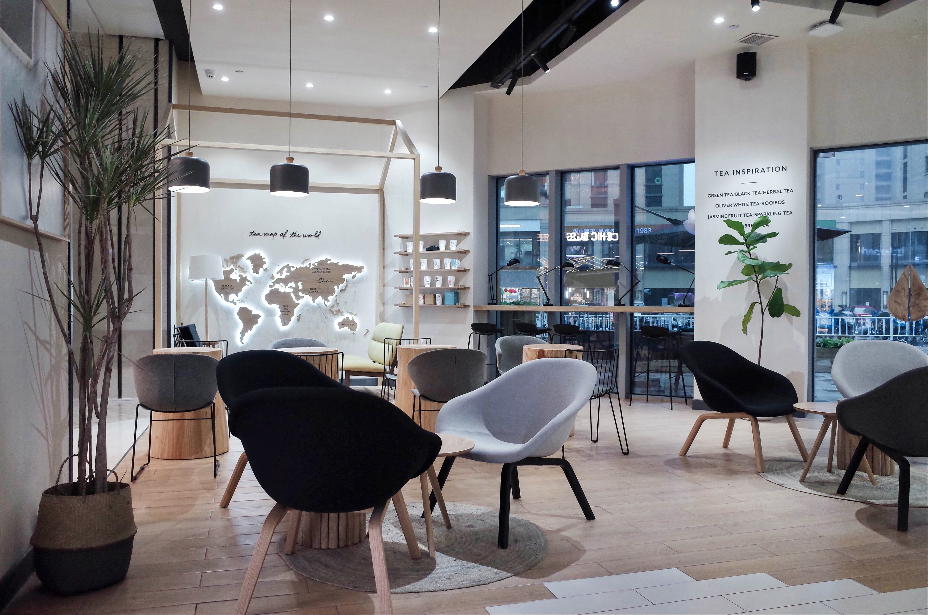 杭州网红风茶饮店  梁仓空间设计-18