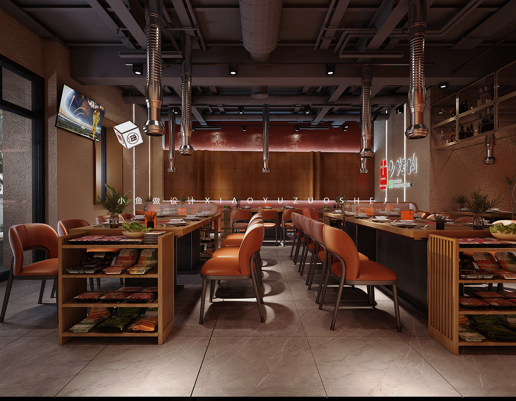 烤肉店氛围感设计案例-2