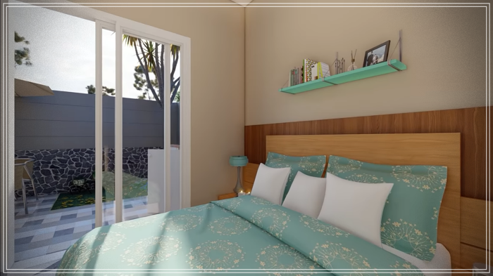 5×7米带3卧室房屋设计-30