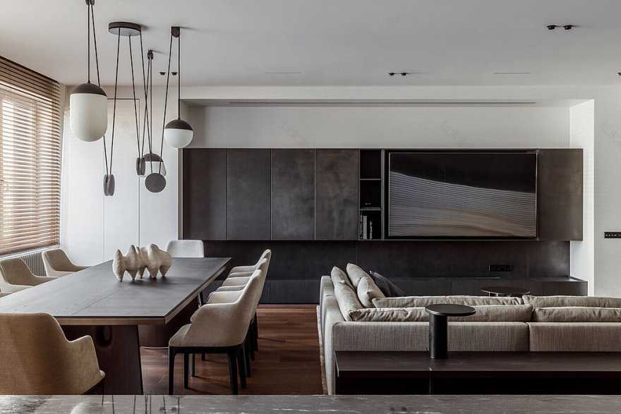 现代主义公寓丨俄罗斯顿河畔罗斯托夫丨Oleg Pigulevskii-3