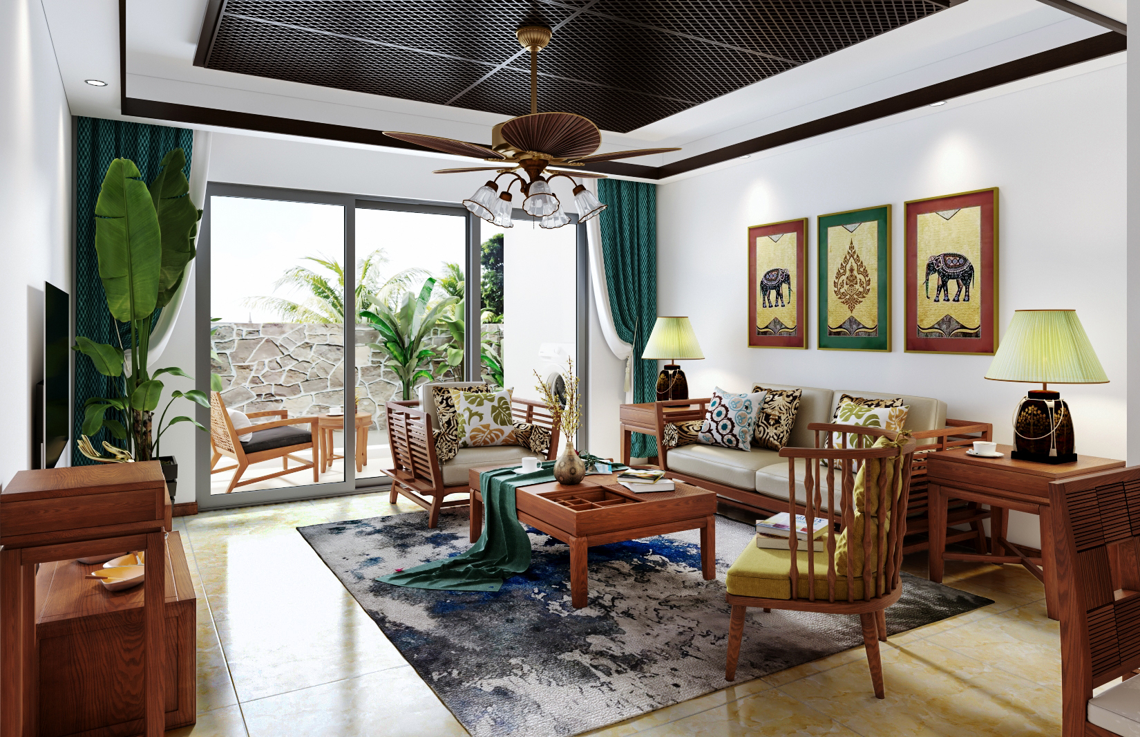 版纳雨林源筑130平                     -0