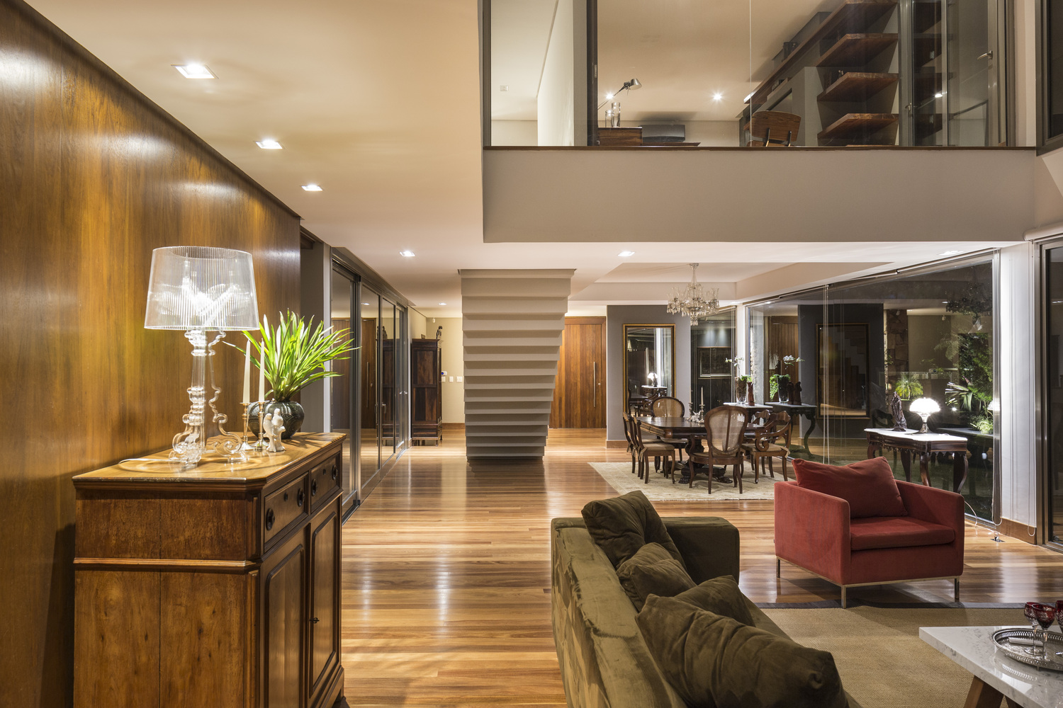 巴西河岸线性住宅，融入自然与通透-42