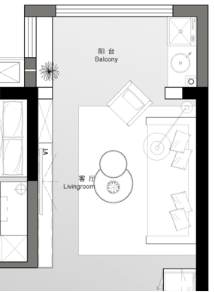 美的云筑 102㎡现代简约风户型解析丨仟业装饰-44