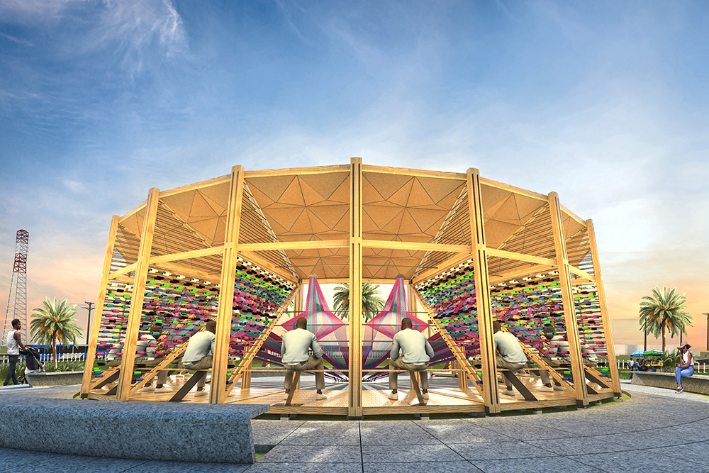 Aso  Oke Pavilion（阿索奥克展馆）丨尼日利亚拉各斯丨尼日利亚建筑师Toluwalase Rufai-22