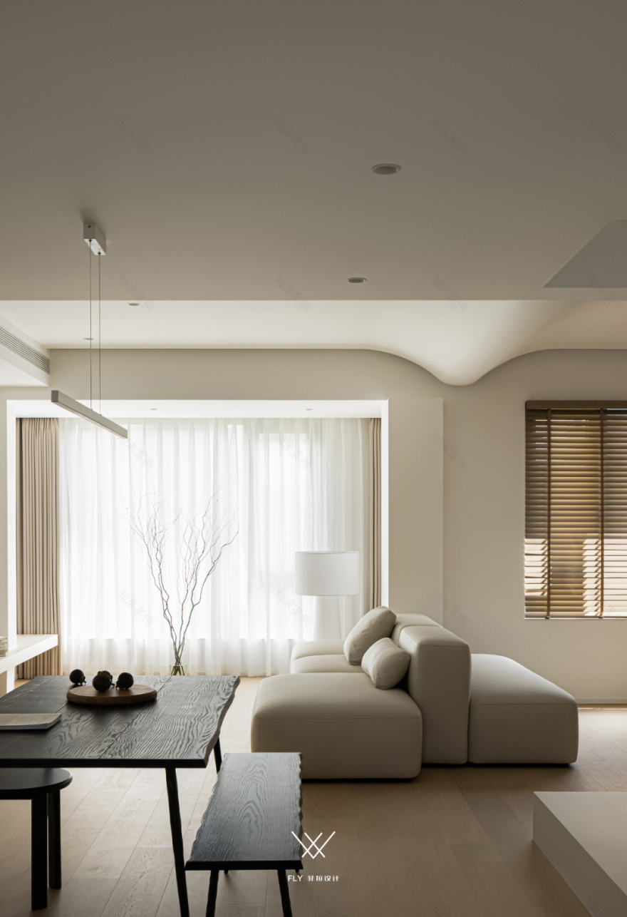 纯净自由的空间韵律·杭州叠排别墅设计丨中国杭州丨菲拉设计-7