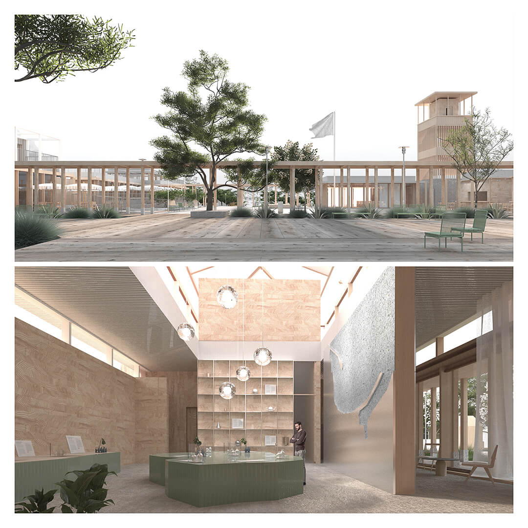 Stogi海滩入口区城市与建筑概念设计丨波兰丨Naive,Anna Bukowy等-1