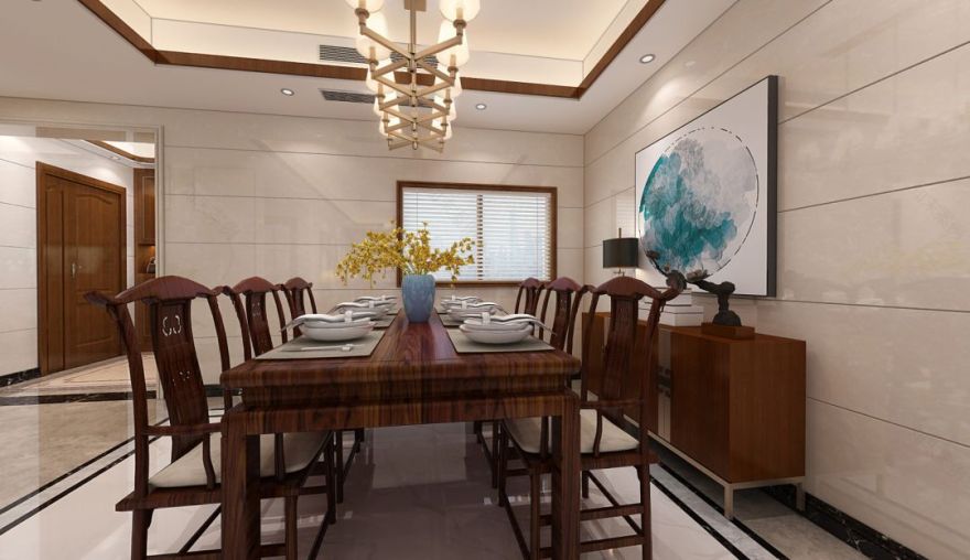 124㎡新中式丨申建伟:以人为本,格局为骨,造型为表!-42