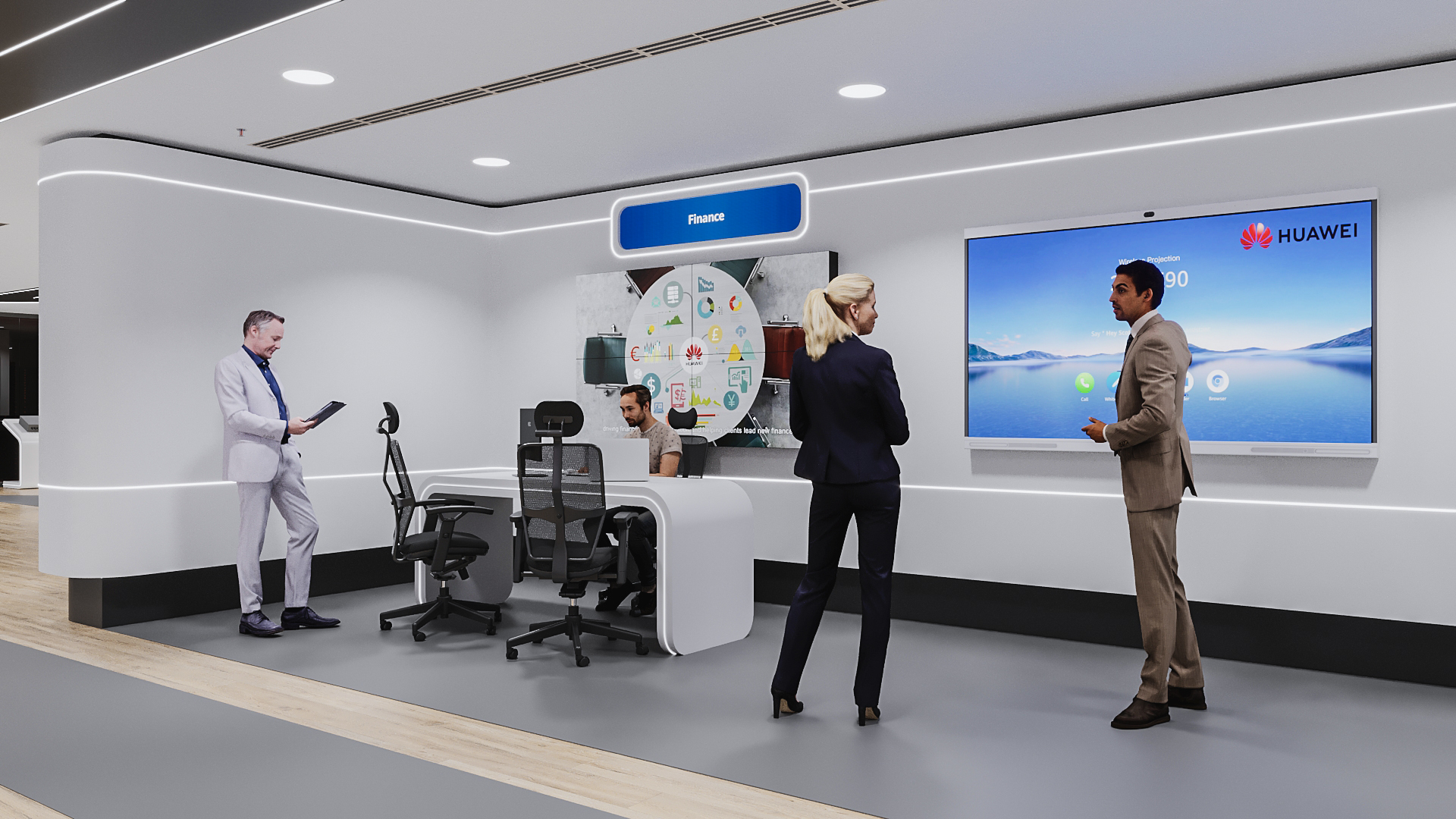 Projeto Show room Huawei-7