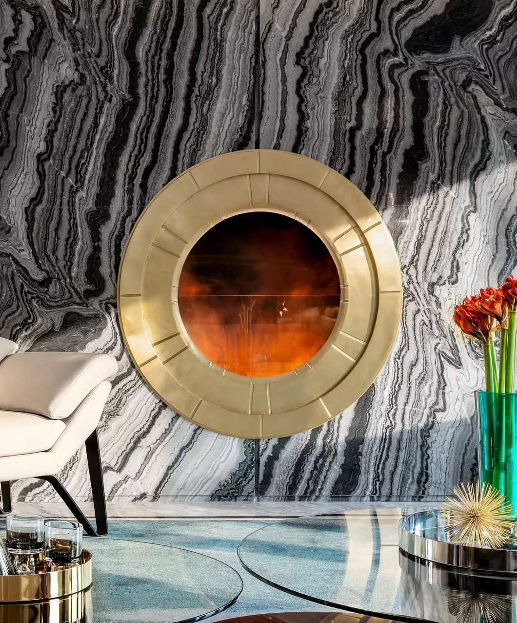 都会新贵之家 | 时尚白鹿豪宅,传统与现代的完美融合-8