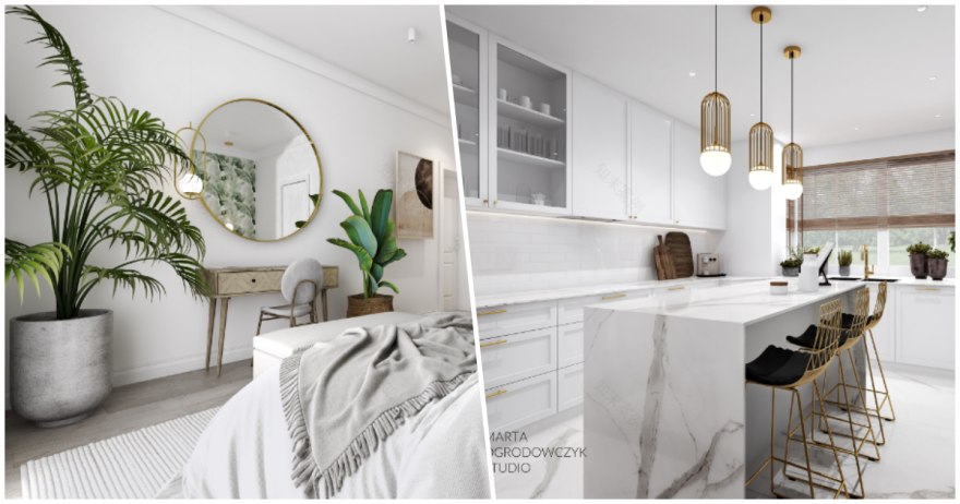 现代波西米亚风格住宅首层设计丨波兰华沙丨Marta Ogrodowczyk,Marta Piórkowska-0