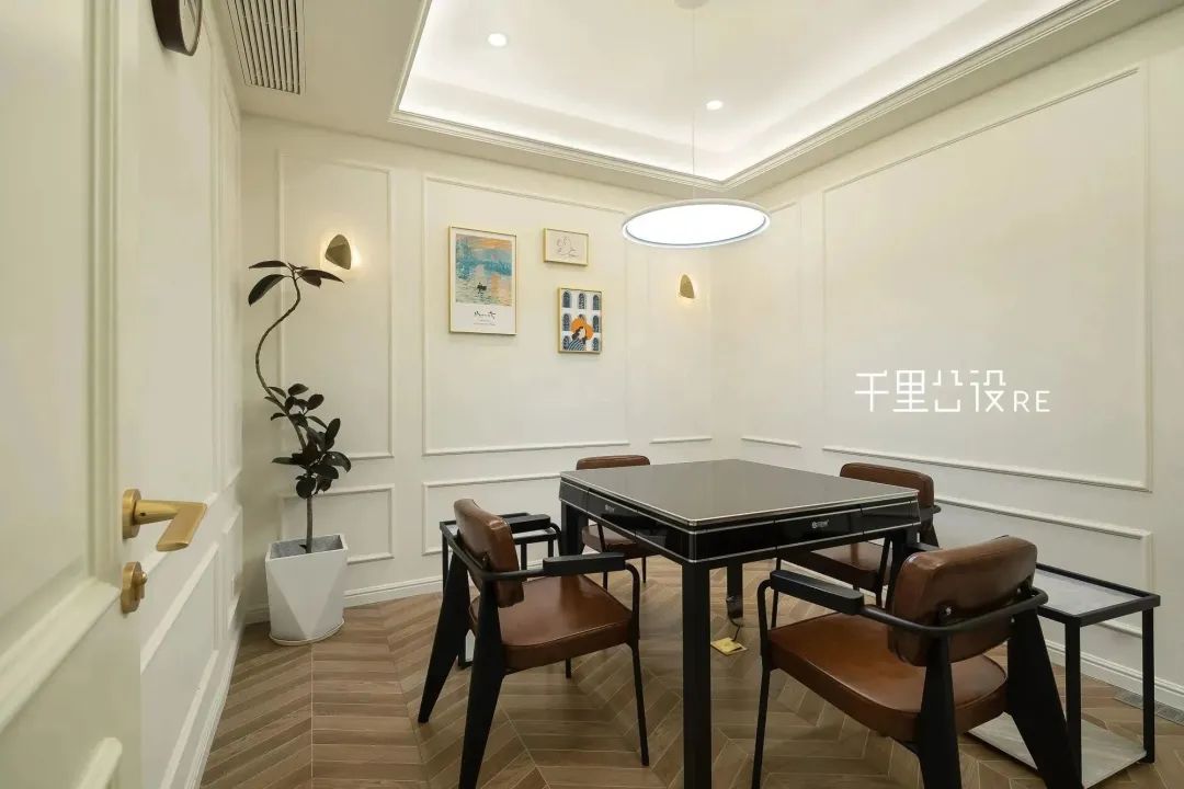 运河天地 200㎡美式复古棋牌室丨千里公设·张秀-41