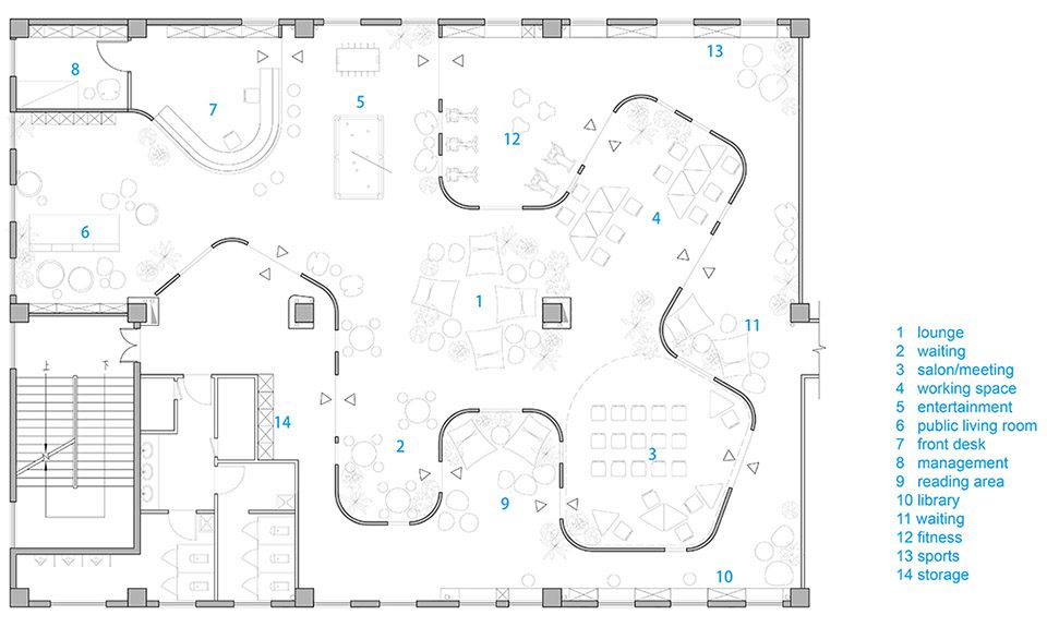 福州万创公社泊寓共享空间设计-22