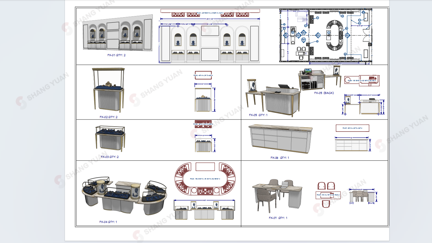 洛杉矶珠宝店项目丨Shangyuan Display-10