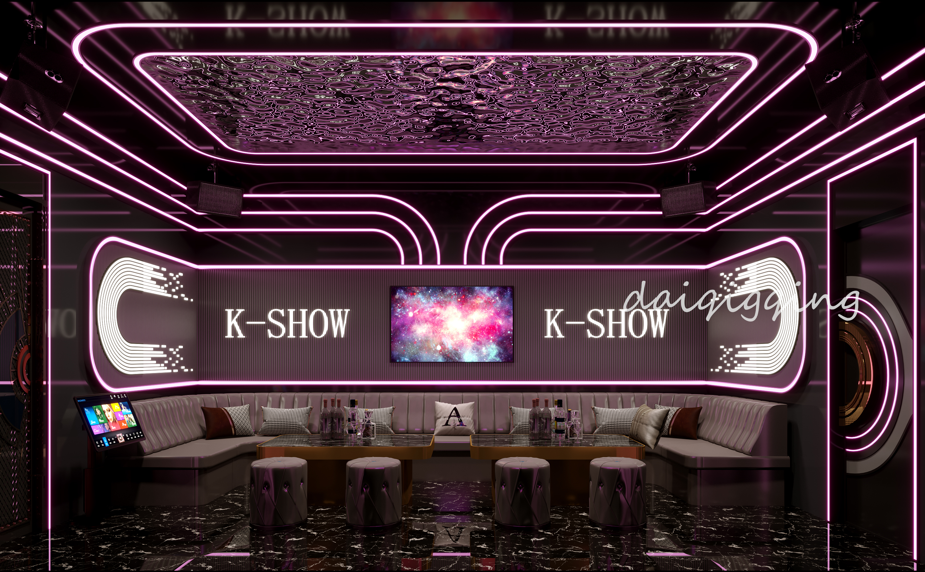 大型工装 KTV丨星夜传图-22