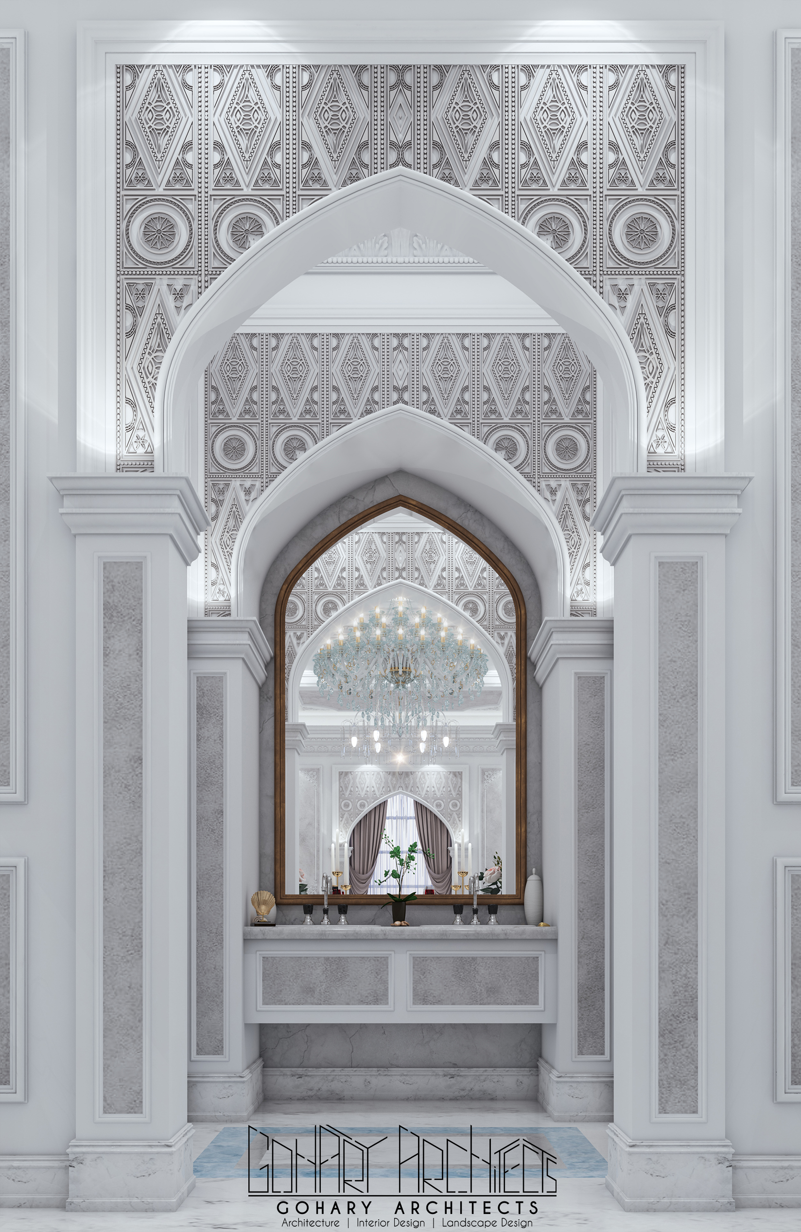 Neo Classic 坐,餐,洗区丨沙特阿拉伯丨GOHARY ARCHITECTS-12