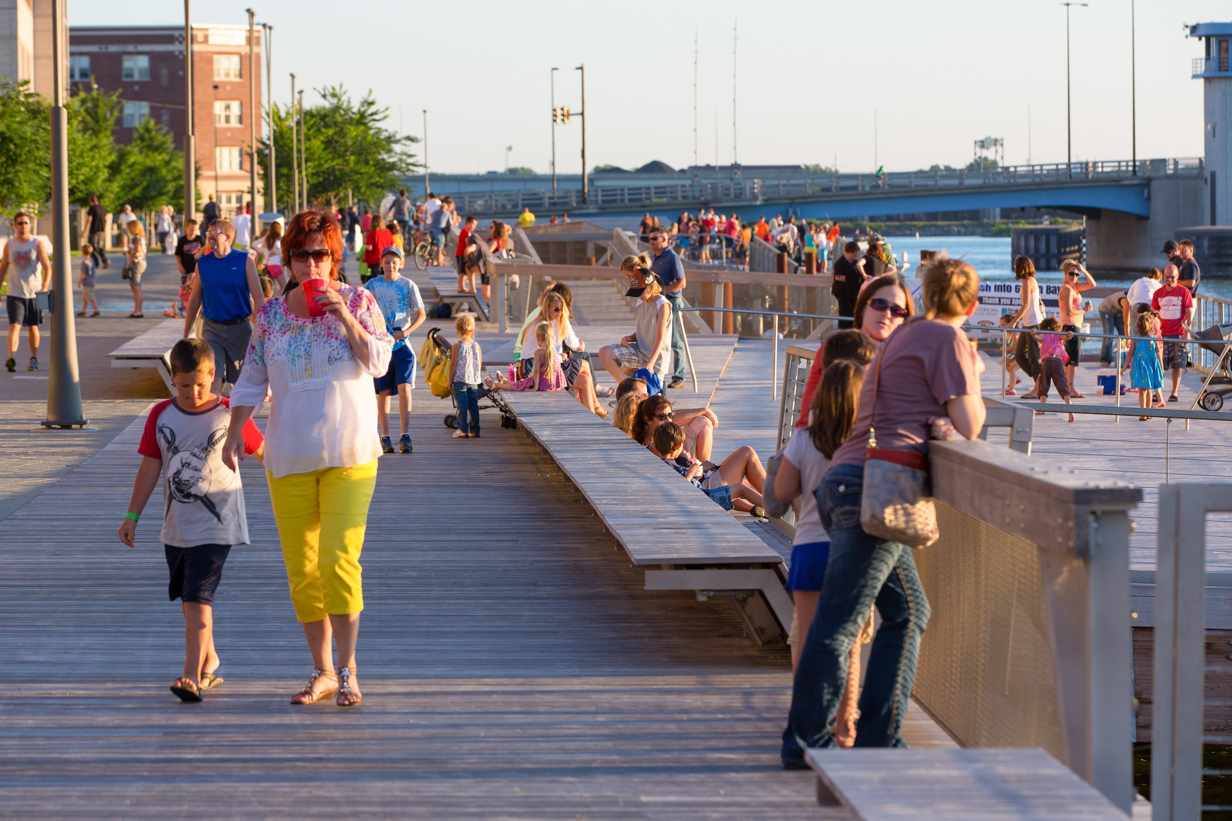 绿湾市 CityDeck 滨水景观丨美国-16