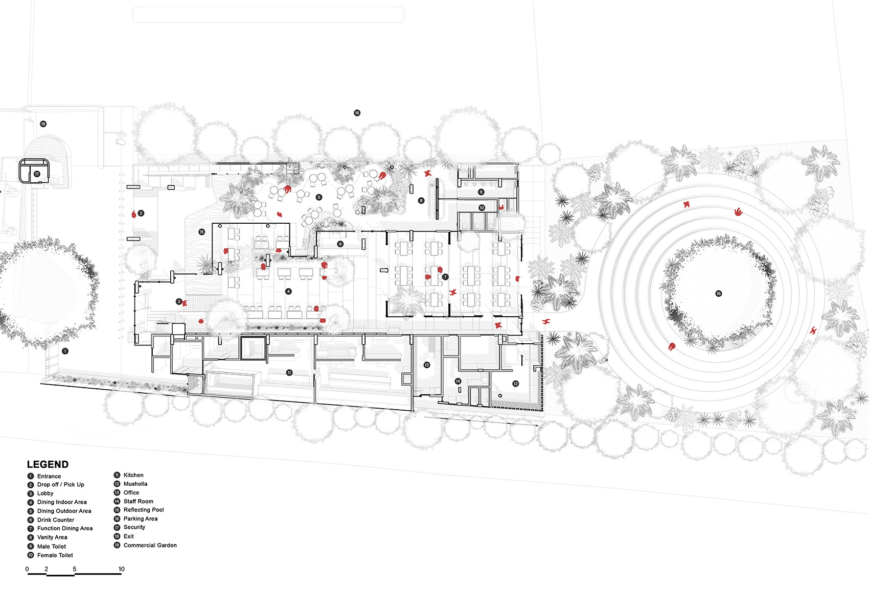 Aruma分层花园，雅加达 / RAD+ar -61