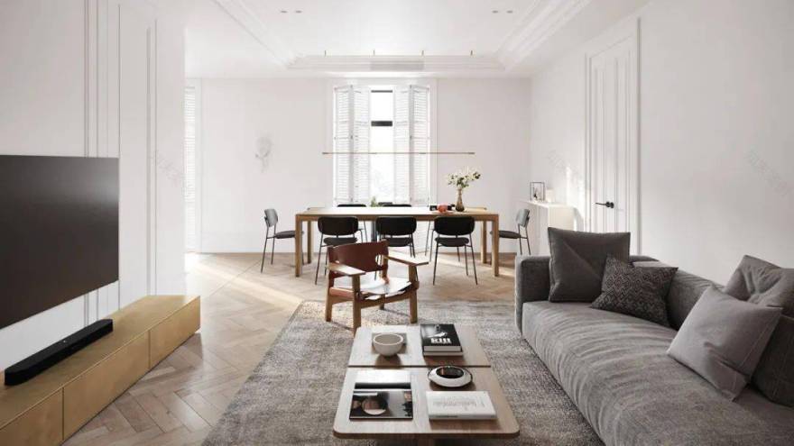 极简留白,诗意空间 · 现代高级住宅设计丨某某设计师-10