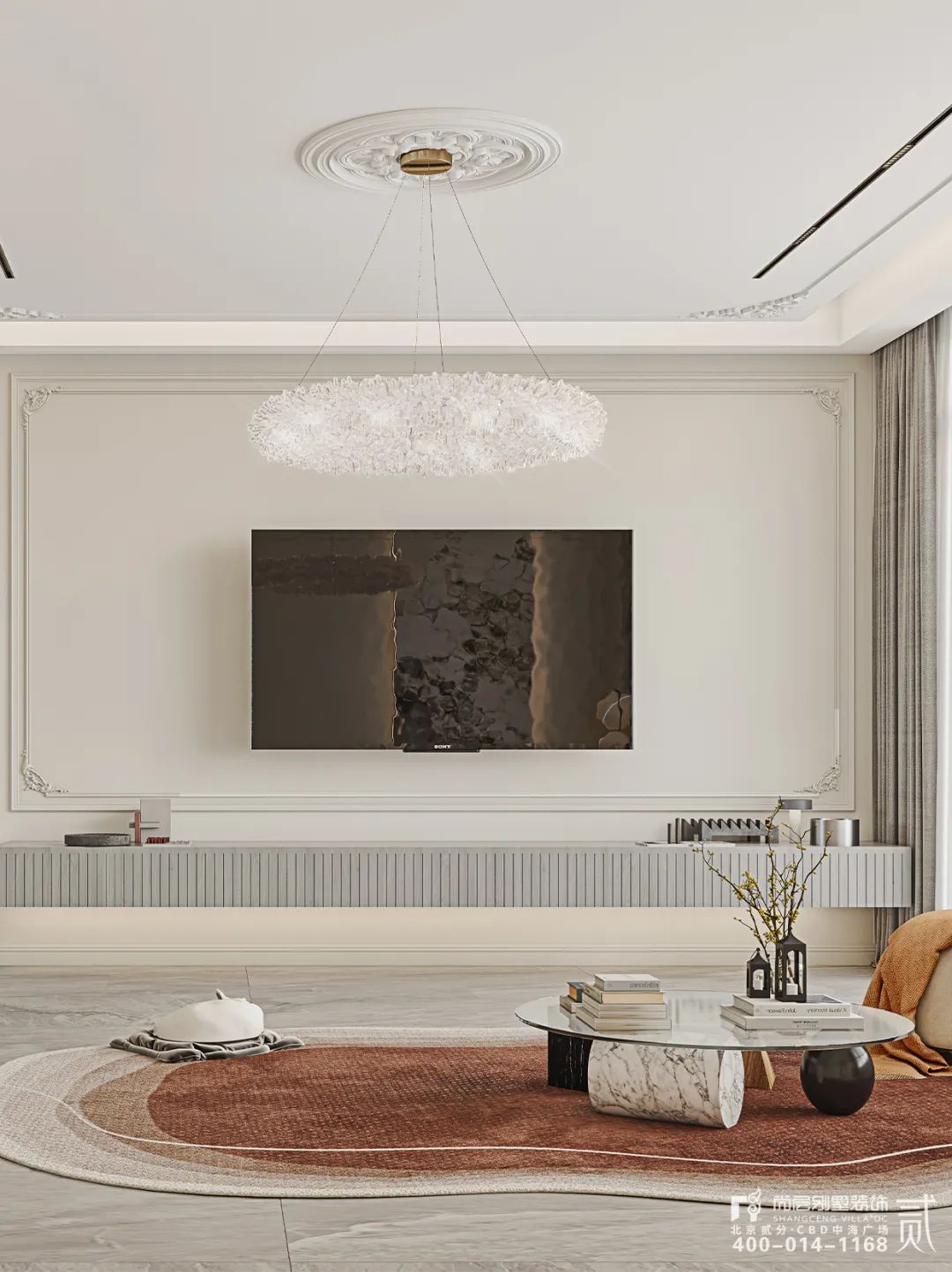 全案整装 | 460㎡现代法式，隔绝外界嘈杂，尽享松弛生活，浪漫人生！-36