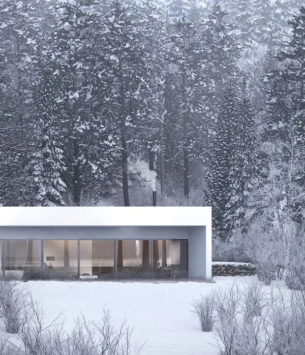 吉林密林中的生态冬令营游客中心-50