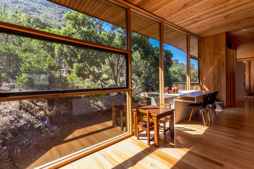 智利山间住宅,自然与人工的和谐共生-9