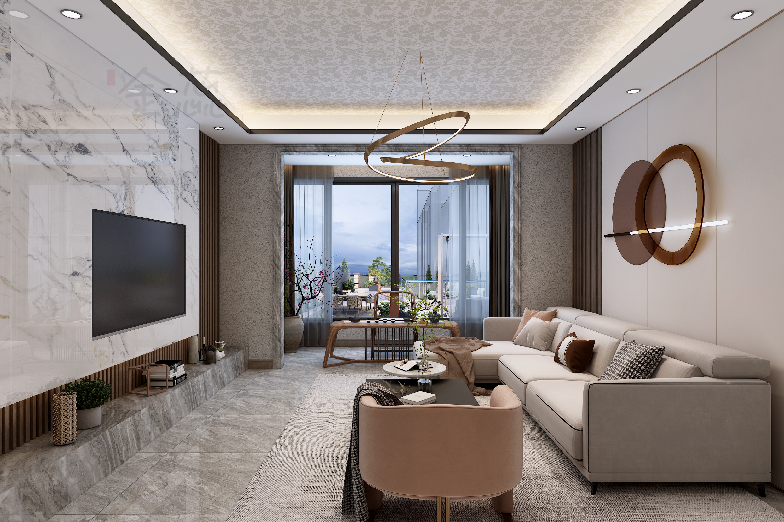 现代温暖向阳住宅设计-6