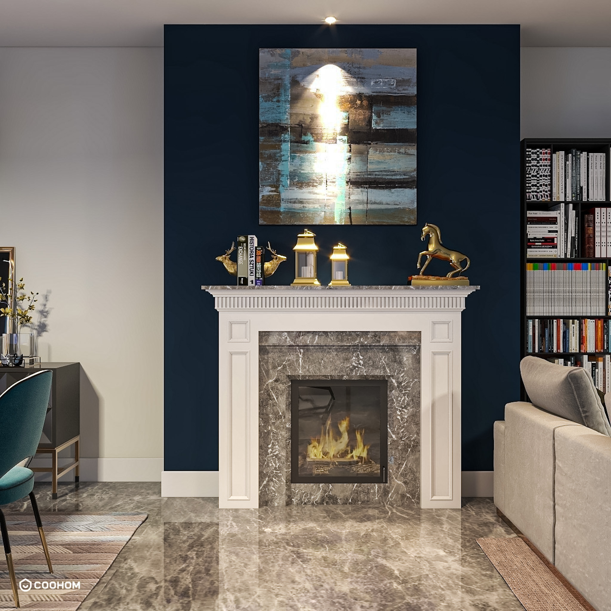 A contemporary classic reception hall-4