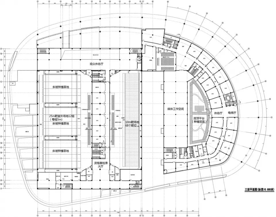 绍兴市奥体中心丨中国绍兴丨中国航空规划设计研究总院有限公司-70