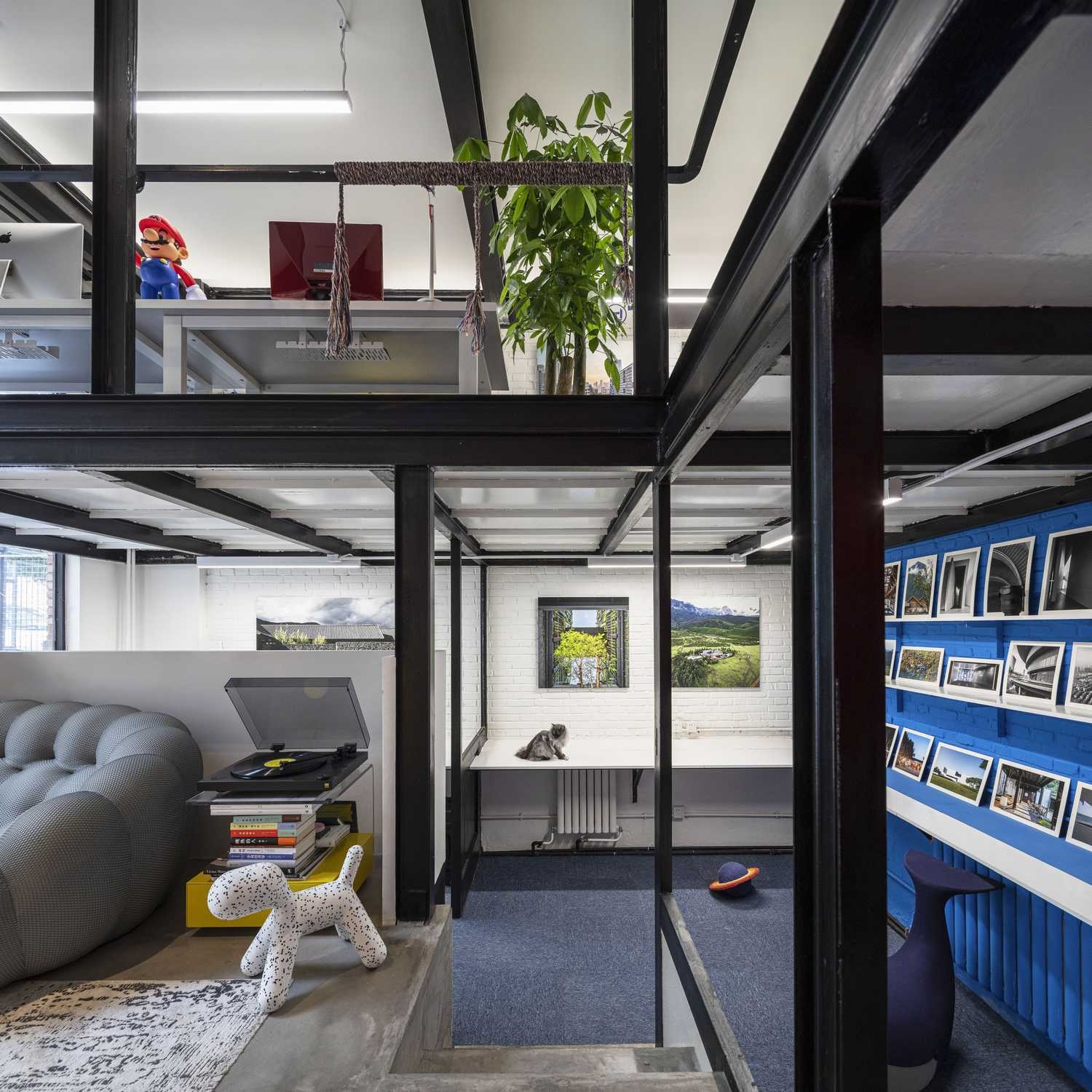 蒙德里安虫洞  UK Studio Office丨中国北京-24