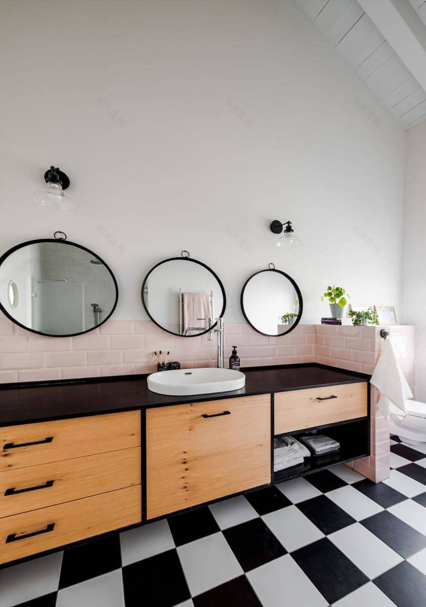 工业风姐妹合住双户住宅设计丨室内设计师雅艾尔·戈尔比茨-74