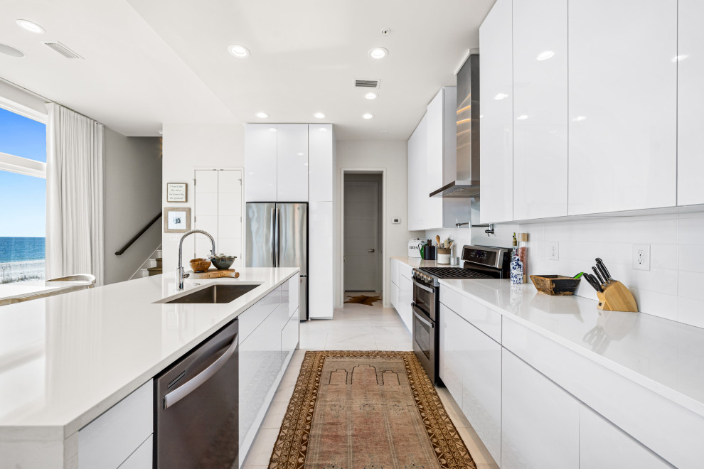 Cross Lane现代海滨住宅丨美国阿拉巴马丨Bob Chatham Custom Home Design-31