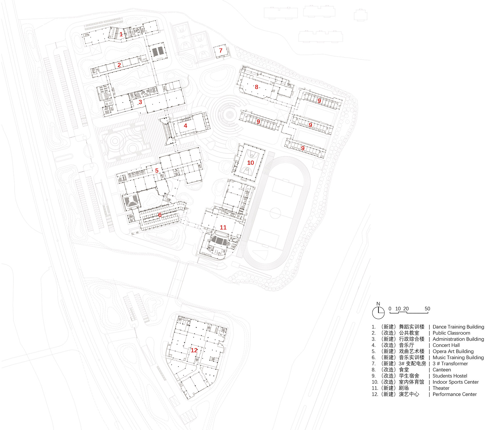 绍兴艺术学校改扩建工程，浙江 / 浙江大学建筑设计研究院-112
