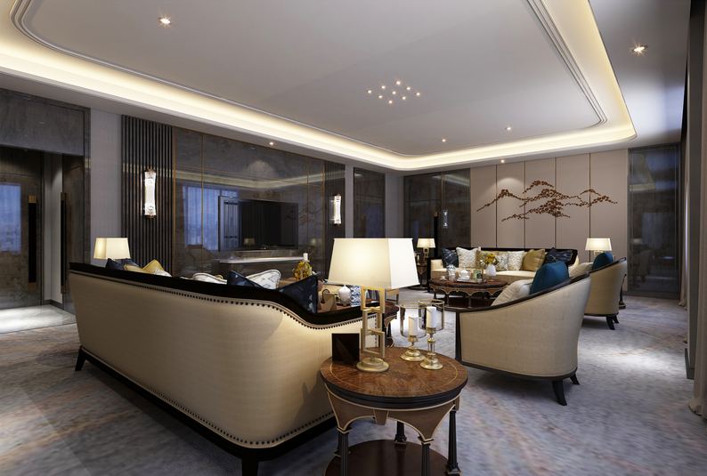 银川瑞吉酒店设计方案鉴赏|银川酒店设计装修公司推荐-1