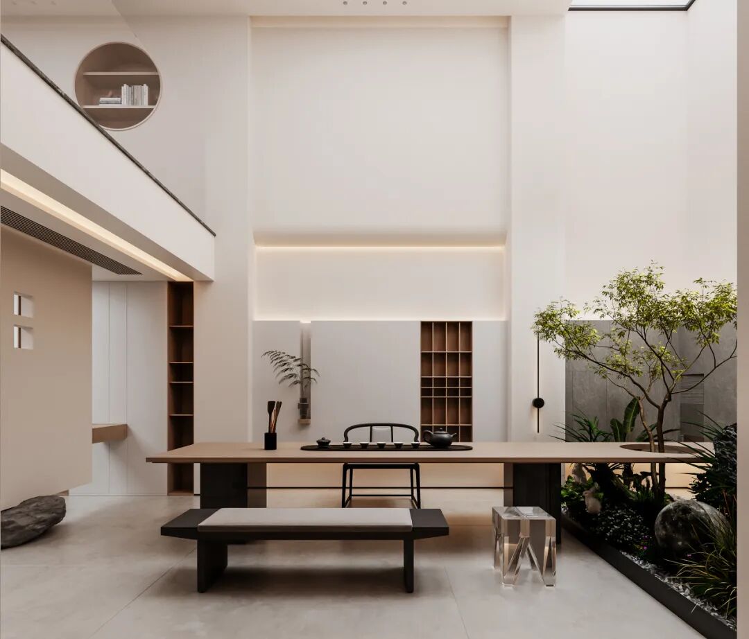 450㎡现代叠墅 卓悦城丨中国湖南丨纵向·空间设计-9