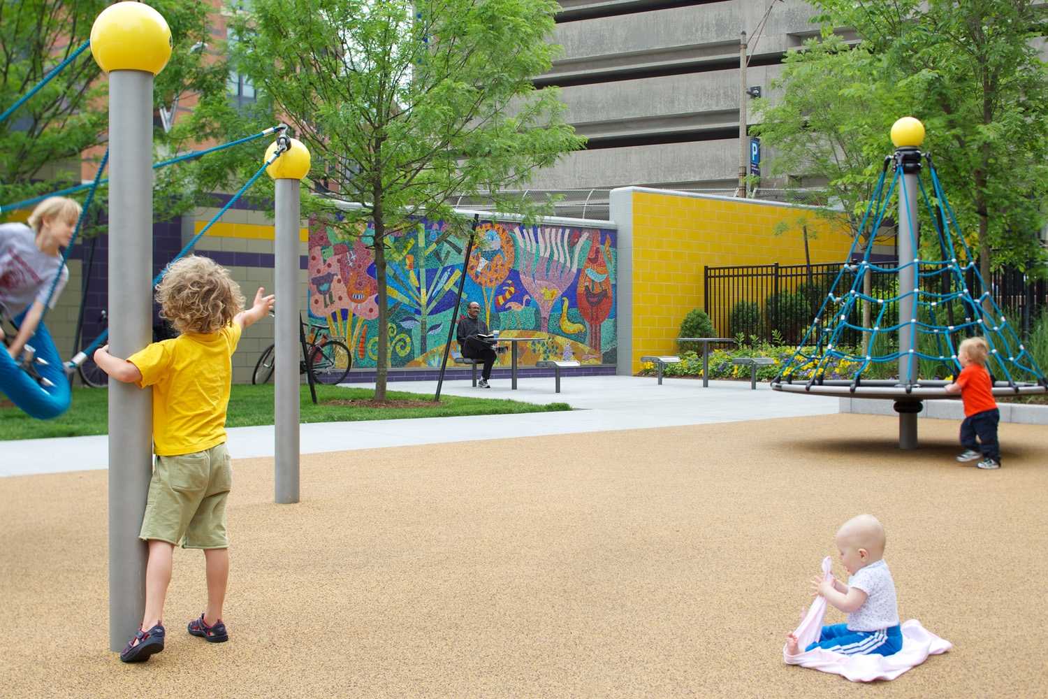 弗里达加西亚公园丨美国波士顿丨著名艺术家 Lisa Houck 与当地社区工作室-2