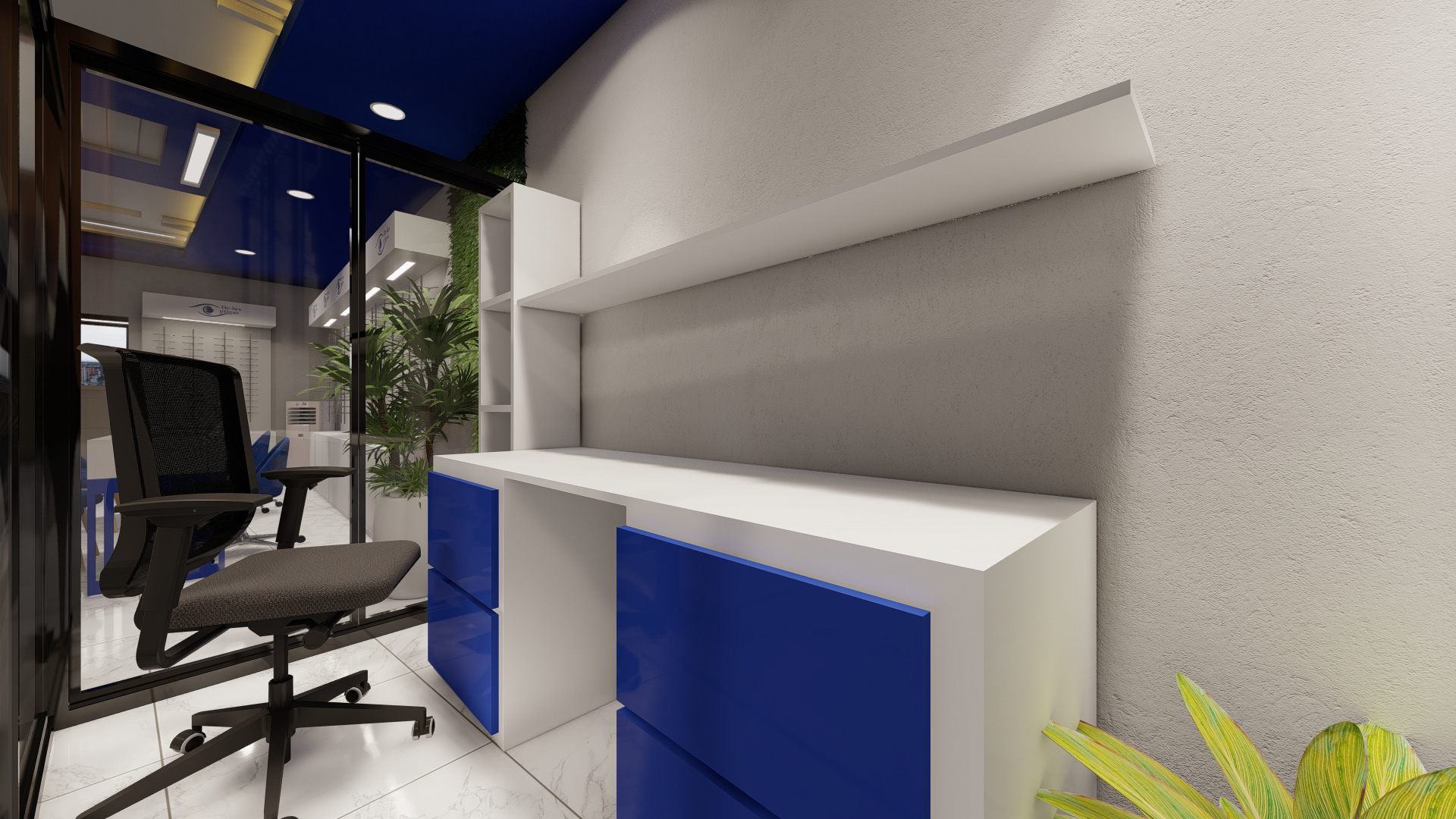 喀麦隆布埃亚一家医学眼镜店的装修-7