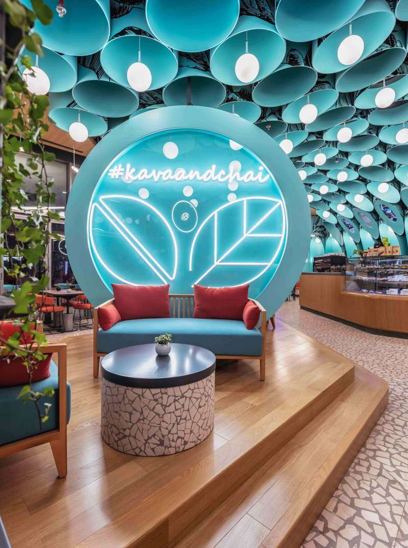 Kava & Chai – DIFC咖啡与茶店室内设计丨阿联酋迪拜丨4SPACE-4