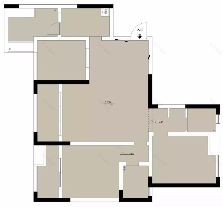 104㎡成都美城·悦荣府私宅改造,实现书房开放式设计-12