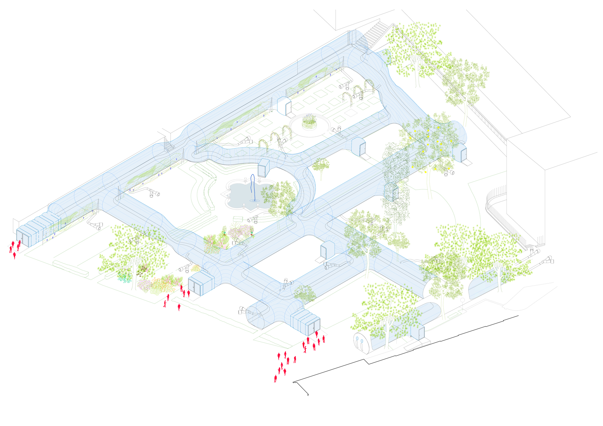 法国巴黎透明管道艺术装置丨Dosis-56