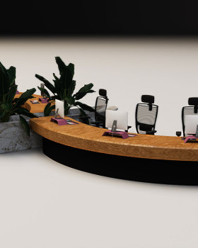 Office Desk Design Concept