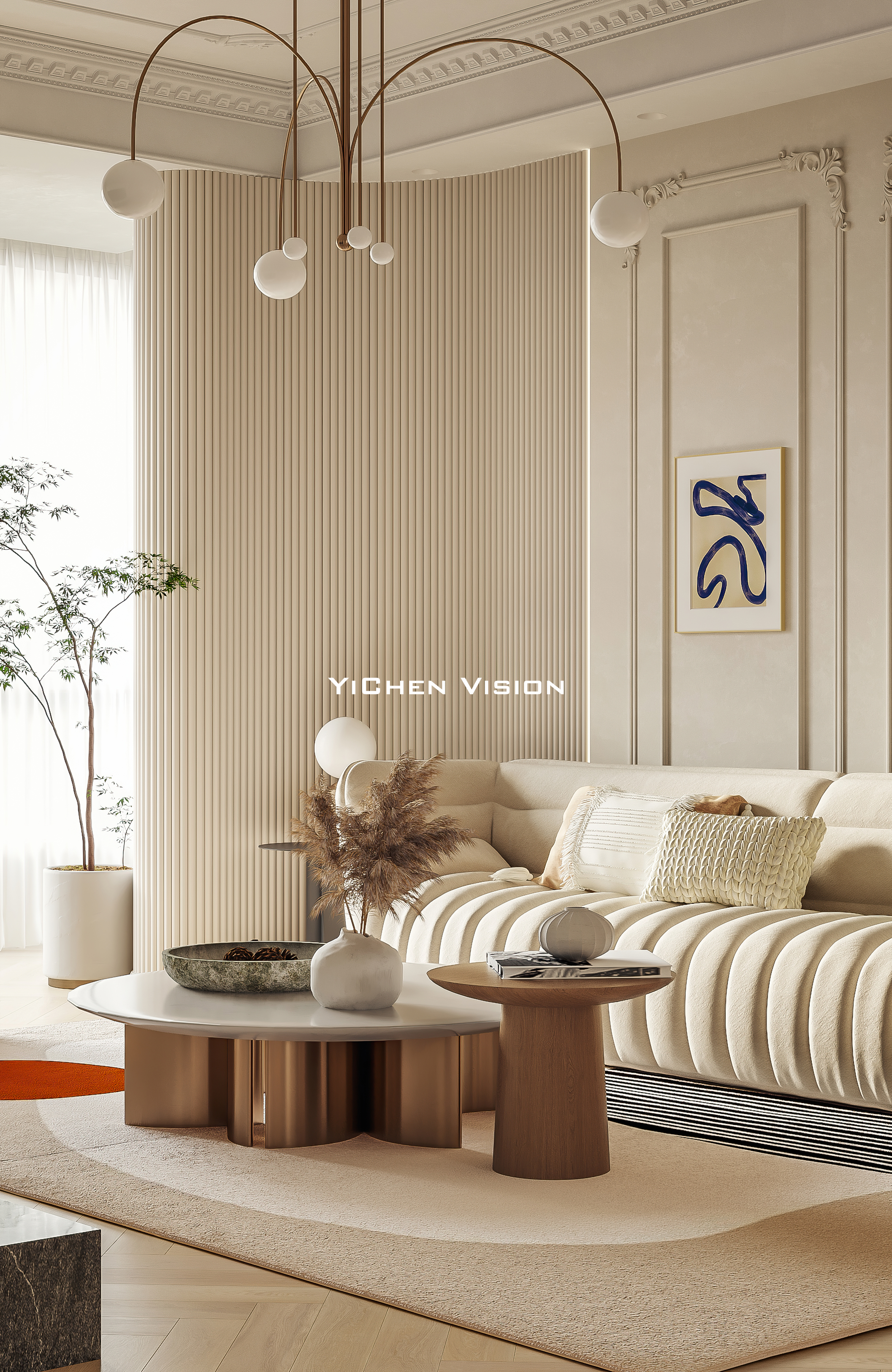 奶色法式家装丨屹尘视觉设计-6