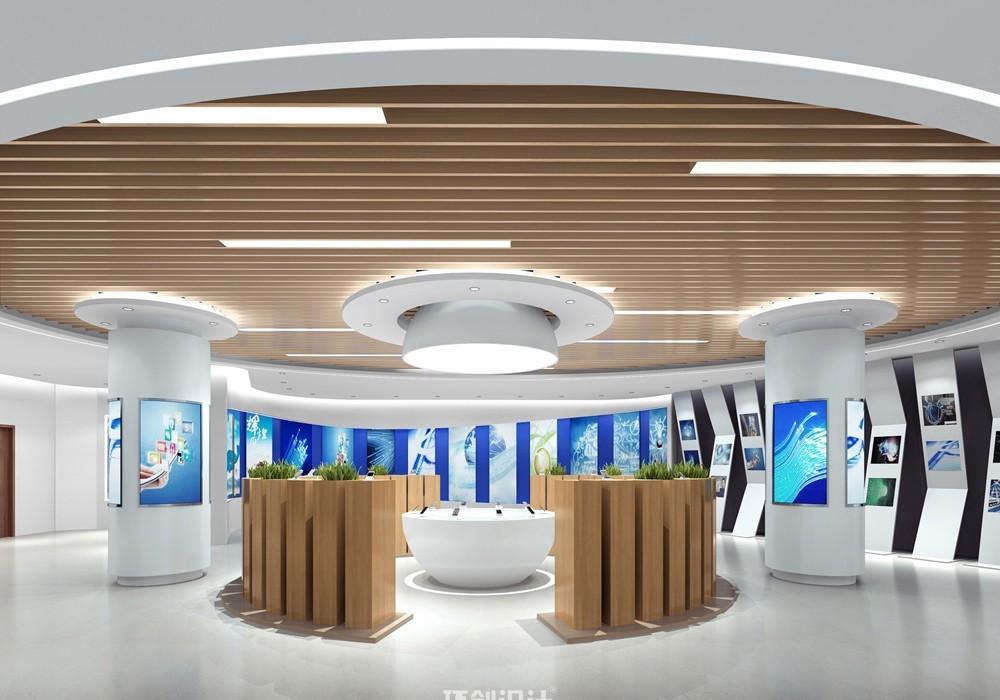 
淄博创意现代办公室办公空间装修设计趋势 -0