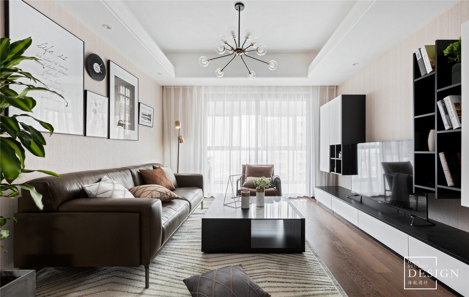 精装房软装改造遇见蔚蓝现代都市空间-4