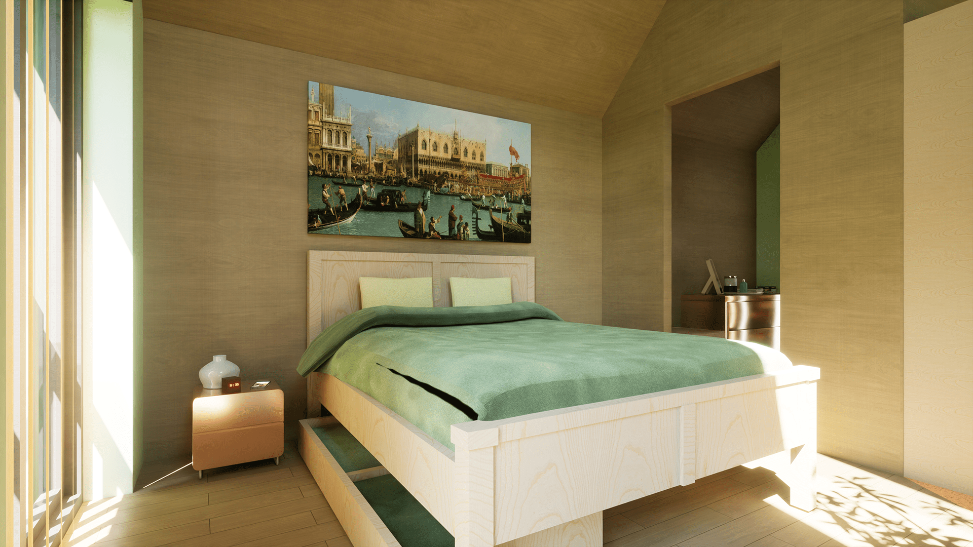 多功能室,客厅+厨房,浴室-6