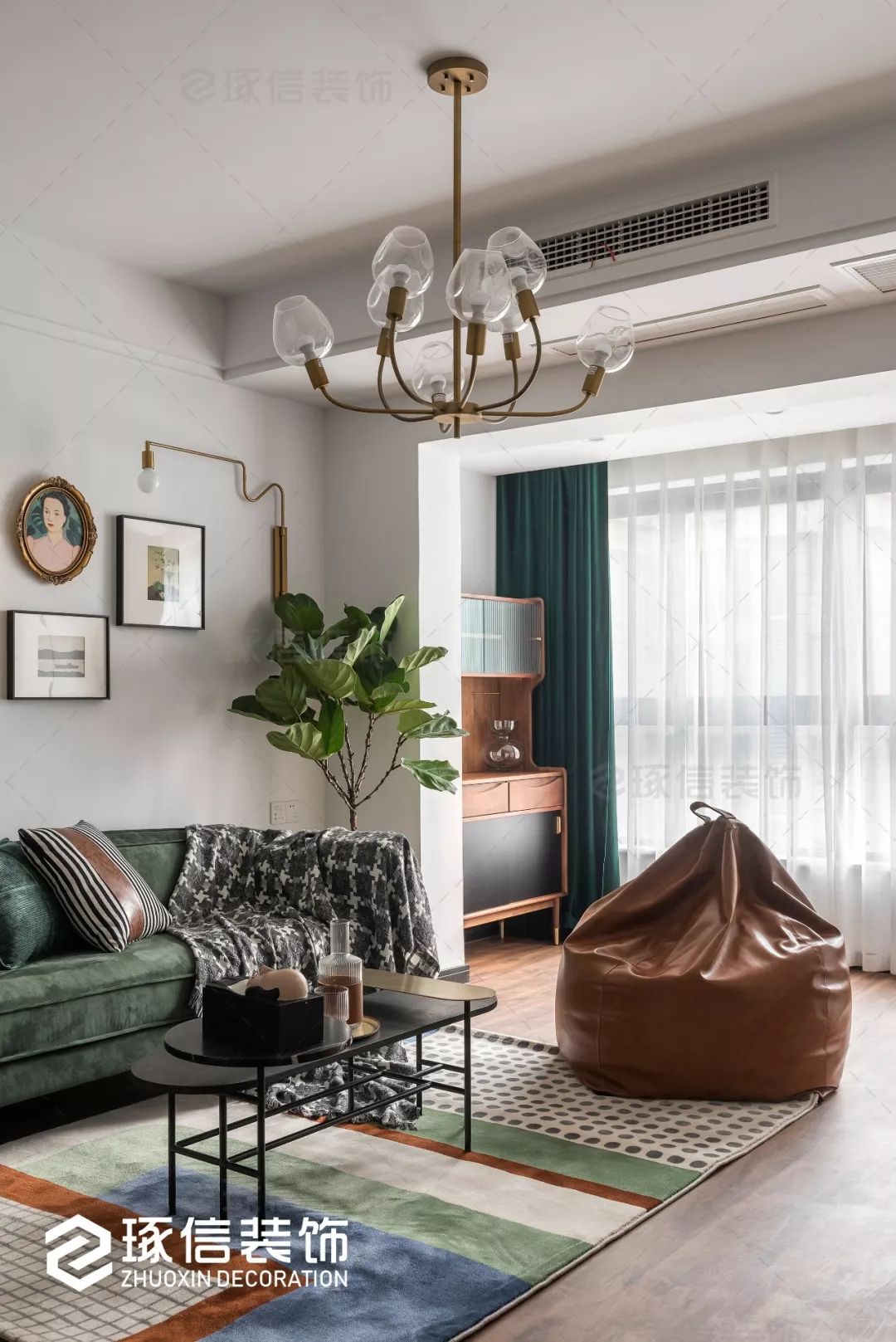 68㎡复古北欧风，小户型打造佛系女孩的惬意生活-37