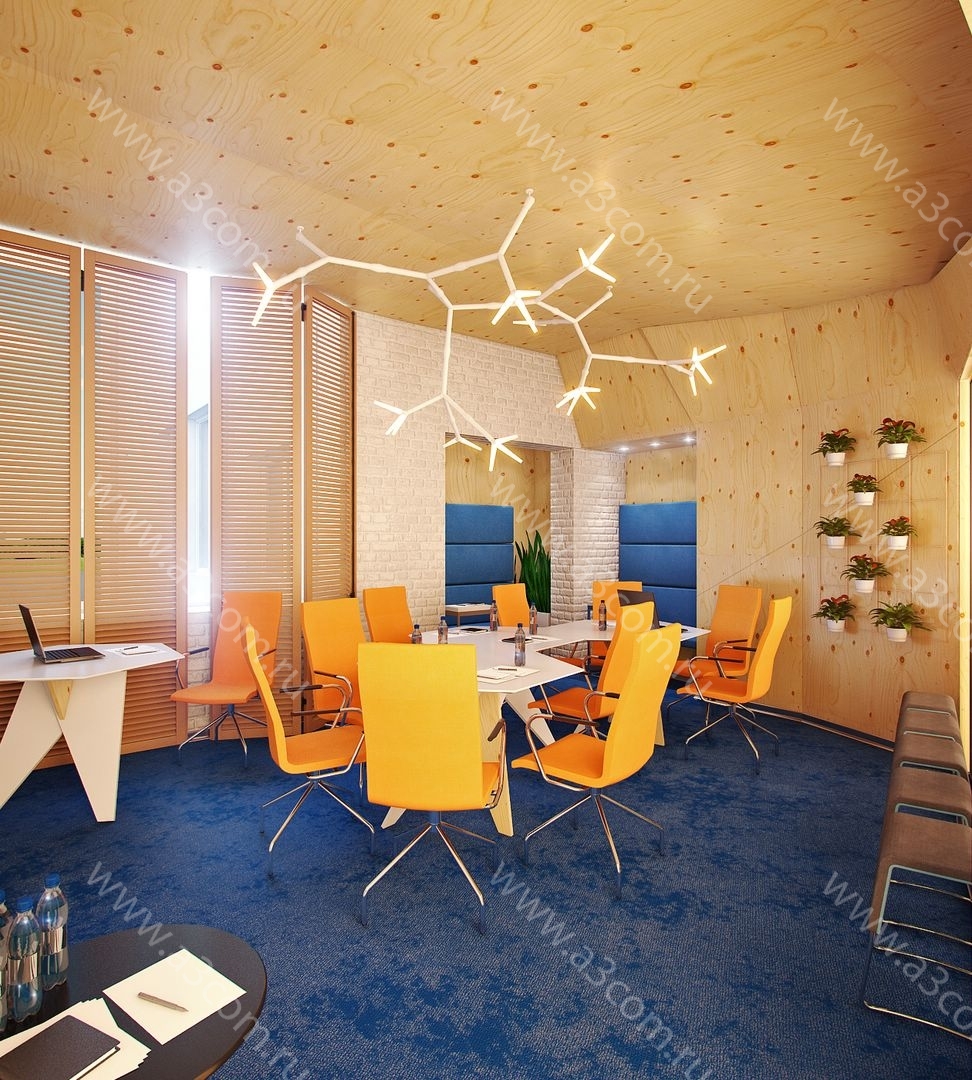 公司Banко位于莫斯科公园广场的办公室设计项目丨俄罗斯莫斯科-5