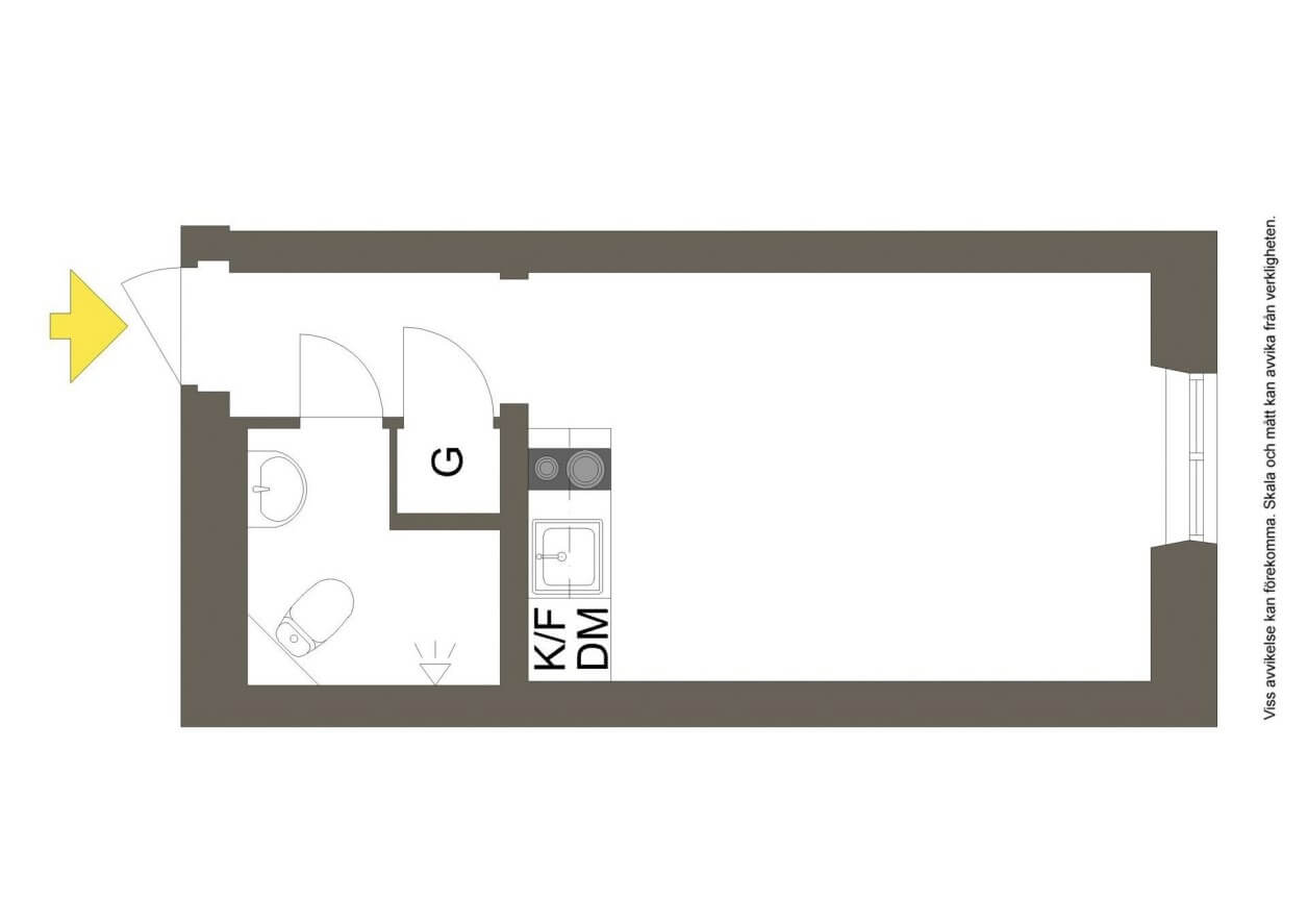20平米北欧风单身公寓室内设计-41
