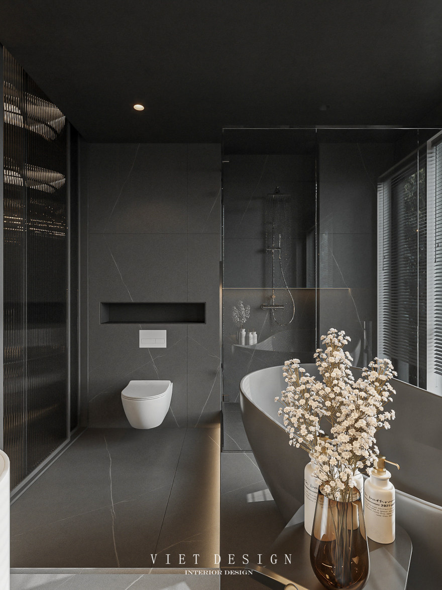 脉纹别墅丨VIET Design-48